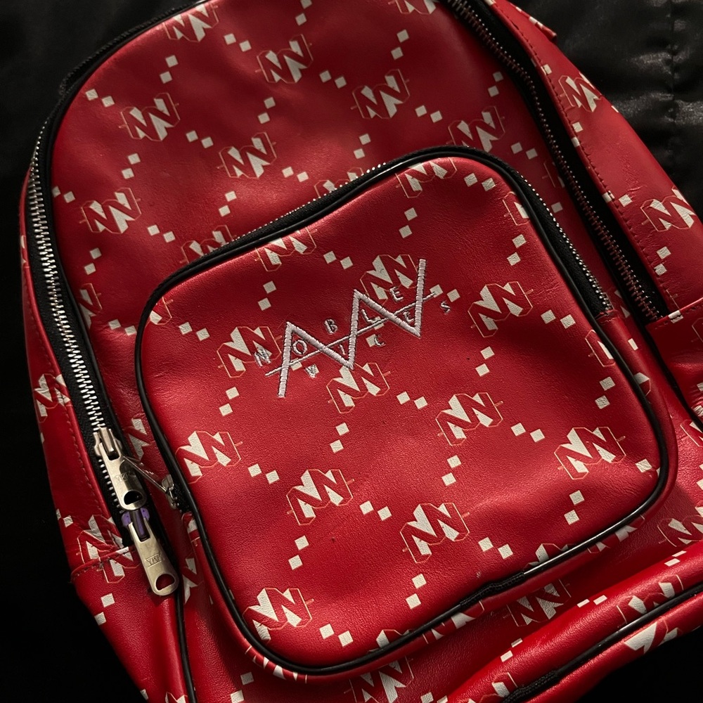Red Designer Backpack